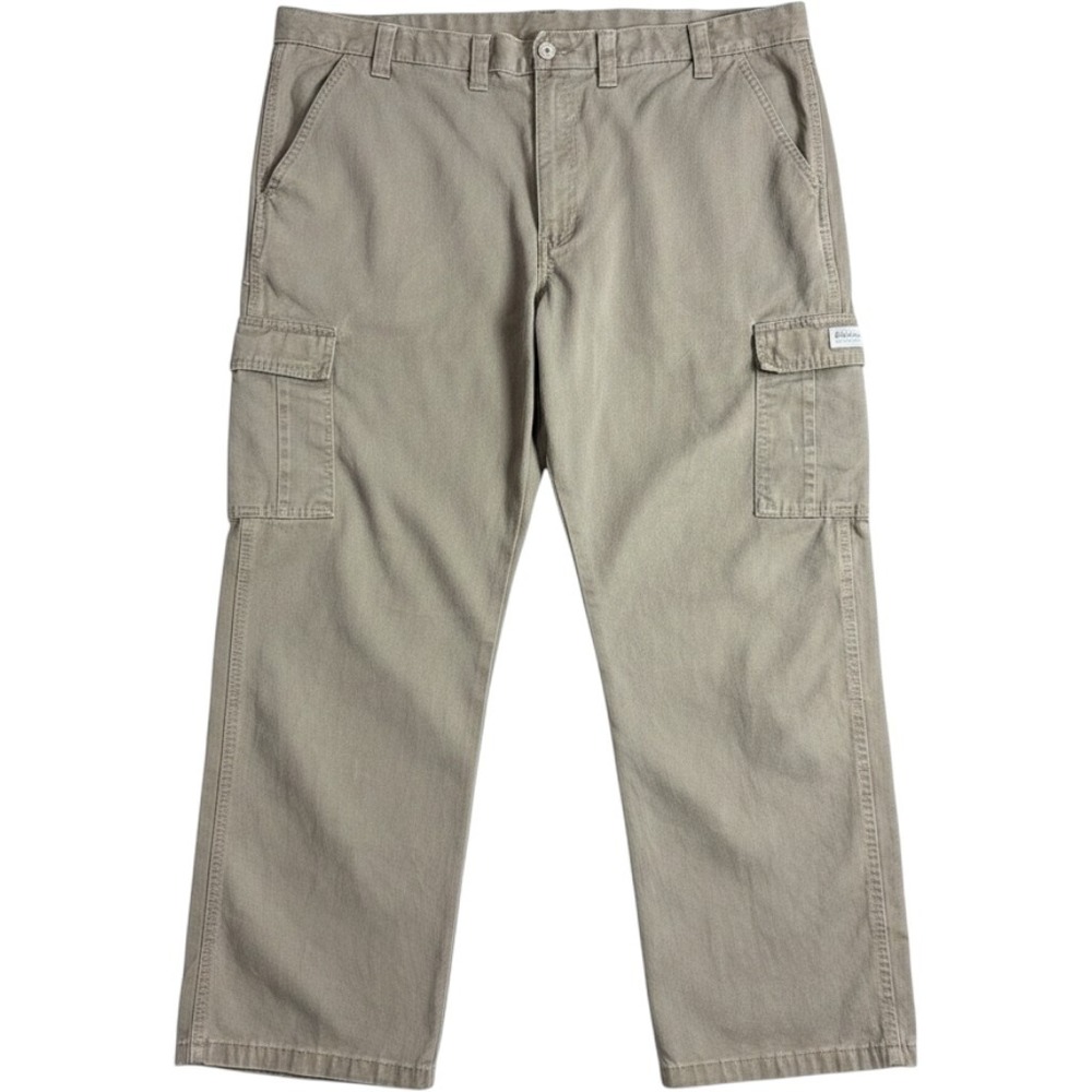 Wrangler Cargo Pants Mens 44x30 Khaki Green Authentic Issue Twill Cotton Utility